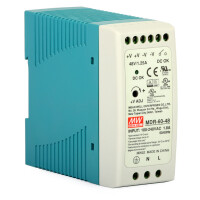 Zasilacz MDR-60-48 48VDC DIN 60W Mean Well