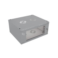 Szafa RACK Standard 19" 4U 450 szkło szara