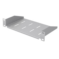 Półka RACK Eco stała 1U 10" 150 mm szara