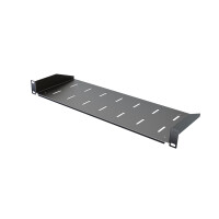 Półka RACK 19" 1U 170mm czarna E-RSF19-1U-170B