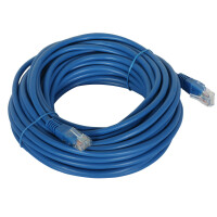 Patchcord RJ45/10-BLUE kat.5e UTP niebieski 10m