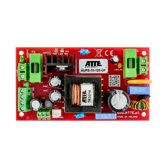 Zasilacz buforowy 12V 6A AUPS-70-120-OF ATTE