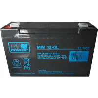 Akumulator MW 12-6L AGM 6V 12Ah MW Power