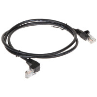 Patchcord RJ45/1.0-PK/B czarny kat.5e 1.0m