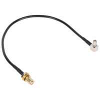 Konektor GSM kątowy SMA-G/TS9-0.2m