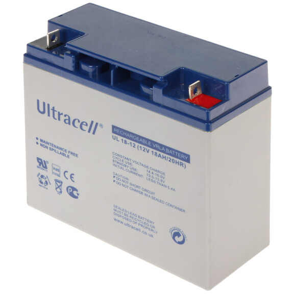 Akumulator UL 18-12 Ultracell 12V/18AH-UL