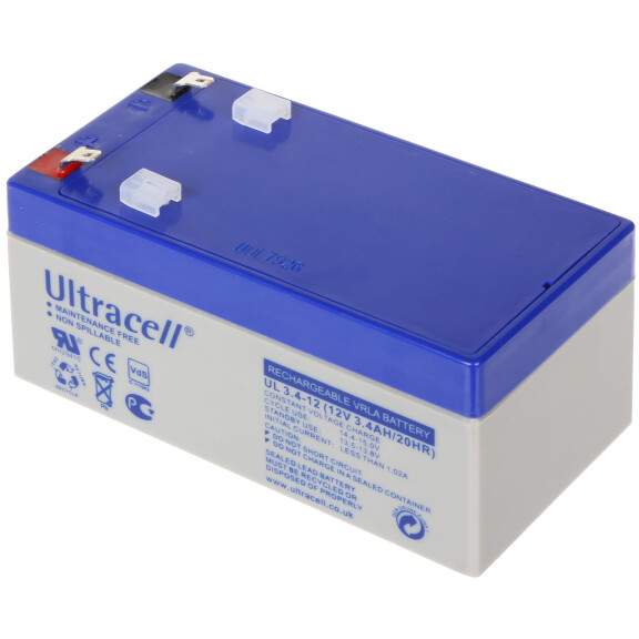 Akumulator UL 3.4-12 Ultracell 12V/3.4AH-UL