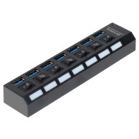 Rozgałęźnik HUB-USB3.0-1/7 na 7 gniazd