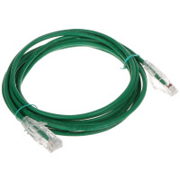 Patchcord RJ45/6/3.0-G-THIN kat.6 zielony 3m