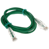 Patchcord RJ45/6/2.0-G-THIN kat.6 zielony 2m