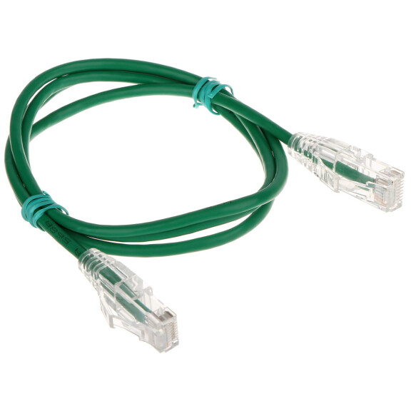 Patchcord RJ45/6/1.0-G-THIN kat.6 zielony 1m