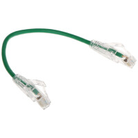 Patchcord RJ45/6/0.2-G-THIN kat6 zielony 0.2m