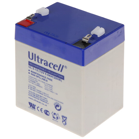 Akumulator UL 5-12 Ultracell 12V/5AH-UL