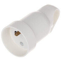 Gniazdo kątowe 230V 16A Legrand 50104
