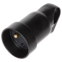 Gniazdo kątowe 230V 16A Legrand 50108