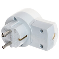 Wtyczka kątowa 230V 16A Legrand 50409