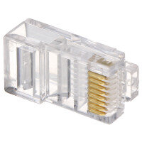 Wtyk przelotowy RJ45T*P100 opakowanie 100 sztuk