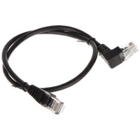 Patchcord RJ45/0.5-PK/B czarny kat.5e 0.5m