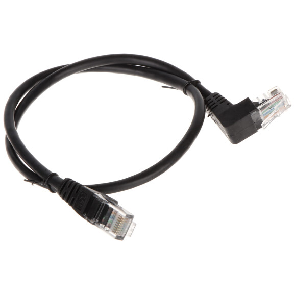 Patchcord RJ45/0.5-PK/B czarny kat.5e 0.5m
