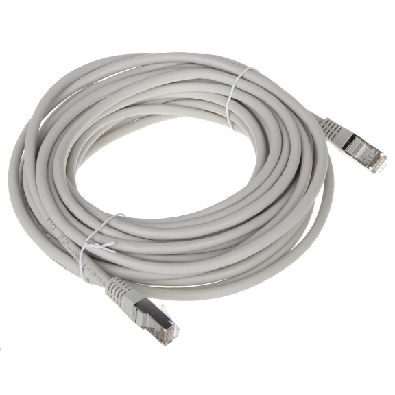 Patchcord RJ45/FTP6/10-GY kat.6 szary 10m