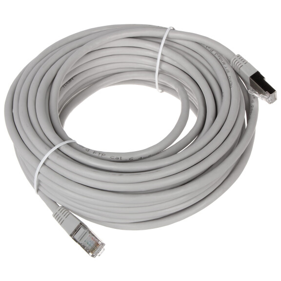 Patchcord RJ45/FTP6/15-GY kat.6 szary 15m