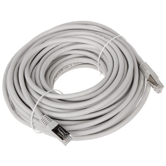 Patchcord RJ45/FTP6/20-GY kat.6 szary 20m