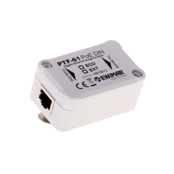 Zabezpieczenie PoE gigabitowe PTF-61-ECO/POE/DIN
