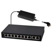 Switch PoE 10-portowy do 8 kamer S108-90W Pulsar