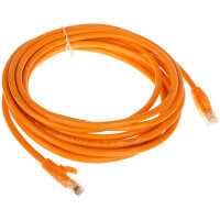 Patchcord RJ45/6/5.0-ORANGE kat.6 pomarańczowy 5m