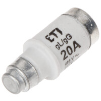 Wkładka topikowa ETI-D02/20A 400V gL/gG E18 20A