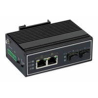 Switch przemysłowy PoE ULTIPOWER 322SFP-mini