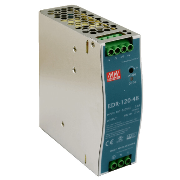 Zasilacz EDR-120-48 DIN 48VDC 120W Mean Well