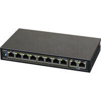 Switch PoE 10-portowy do 8 kamer IP S108WP Pulsar