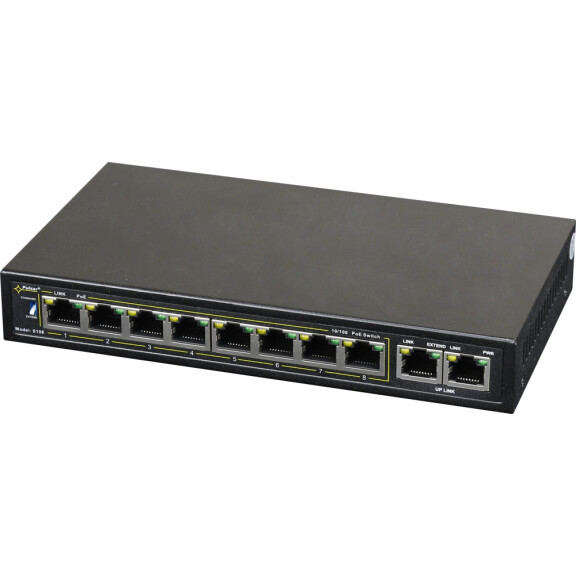Switch PoE 10-portowy do 8 kamer IP S108WP Pulsar