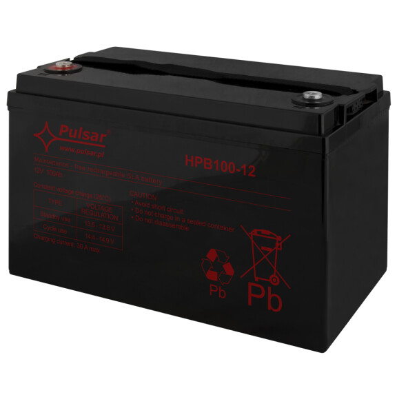 Akumulator 100Ah/12V AGM Pulsar HPB100-12