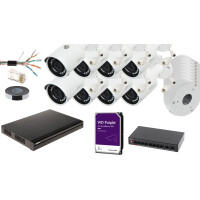 Zestaw do monitoringu 8 kamer IP 4 MPX 2.8mm