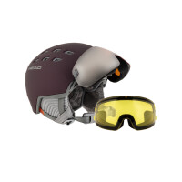 Kask snowboardowy damski z wbudowaną szybą HEAD RACHEL 5K +  d