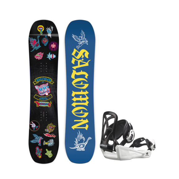 Zestaw snowboardowy Salomon Grail + wiązania Salomon Goodtime XS 115