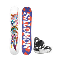 Zestaw snowboardowy Salomon Grace + wiązania Salomon Goodtime XS 110