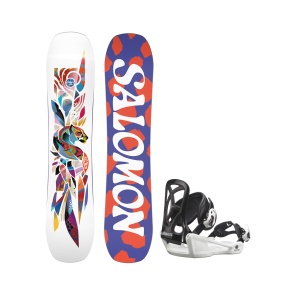Zestaw snowboardowy Salomon Grace + wiązania Salomon Goodtime XS 110