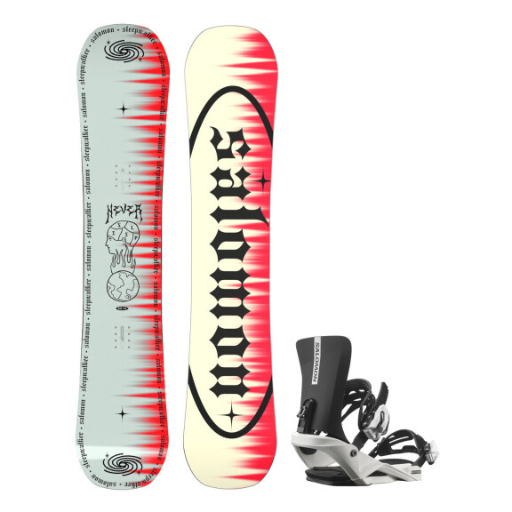 Zestaw snowboardowy Salomon Sleepwalker Grom + Salomon Rhythm Jr S 143
