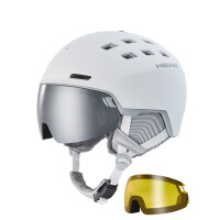 Kask narciarski damski z wbudowaną szybą HEAD RACHEL 5K +  dodatkowa 