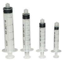 Strzykawka 3-częściowa Luer-Lock KD-Ject 100 szt. 3 ml