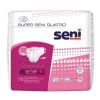 Super Seni Quatro pieluchomajtki dla dorosłych na rzepy S 10 szt.