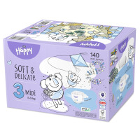 Pieluszki Bella Happy 3 Midi BOX 140 szt.