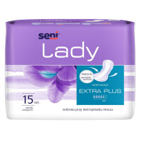Wkładki urologiczne dla kobiet Seni Lady Extra Plus 15x33cm 15 szt.