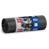 Supermocne worki na śmieci Anna Zaradna 10 szt. 120 l Czarny