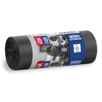 Supermocne worki na śmieci Anna Zaradna 15 szt. 35 l Czarny