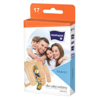 Uniwersalne plastry z opatrunkiem dla całej rodziny Family Matopat 17 szt. MIX 17 szt.