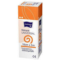 Niejałowy bandaż elastyczny z zapinką Matopat UNIVERSAL 10cm x 5m 1 szt. Kartonik